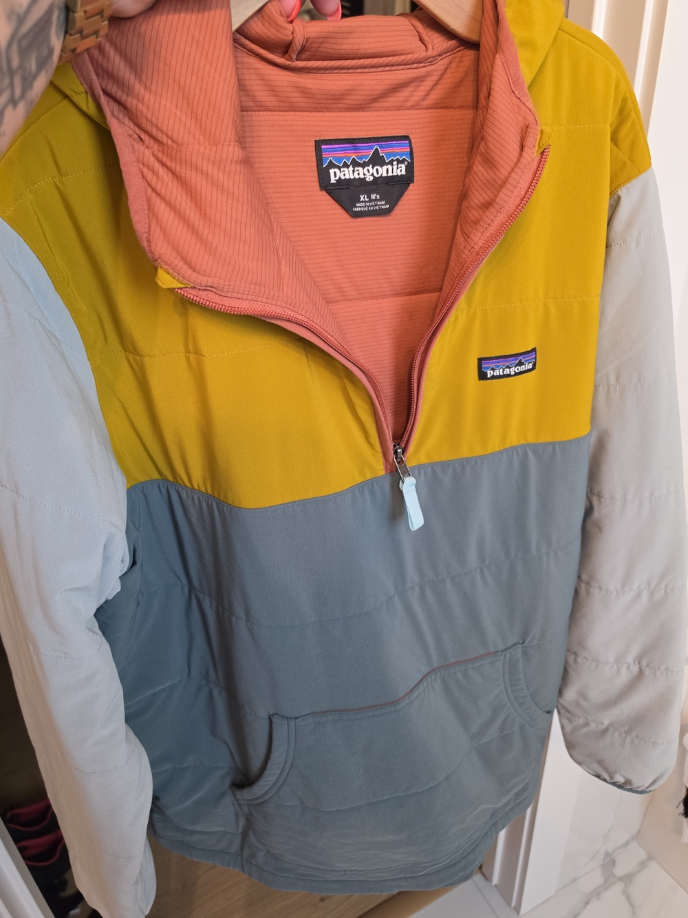 Patagonia Ribbed Pullover in Rust Orange - Picture 8 of 8